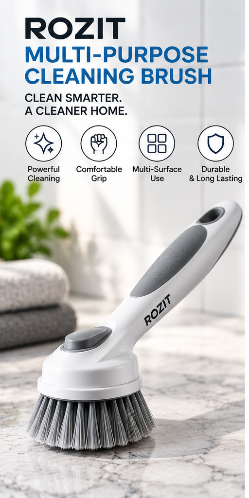 Cleaning Brush Scrubber Set