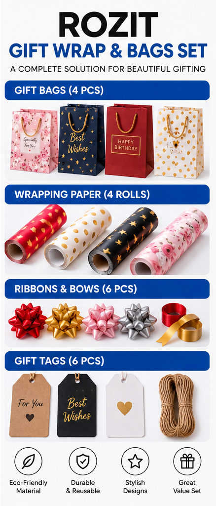 Gift Wrap and Bags Set