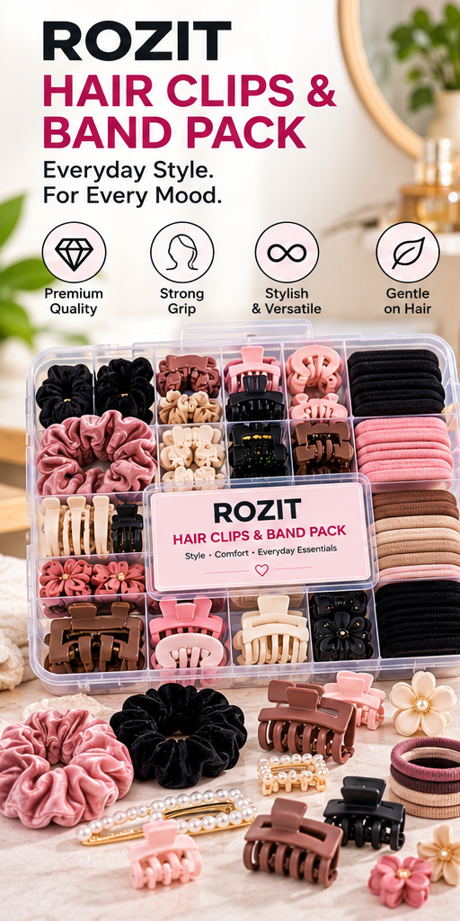 Hair Clips and Bands Pack