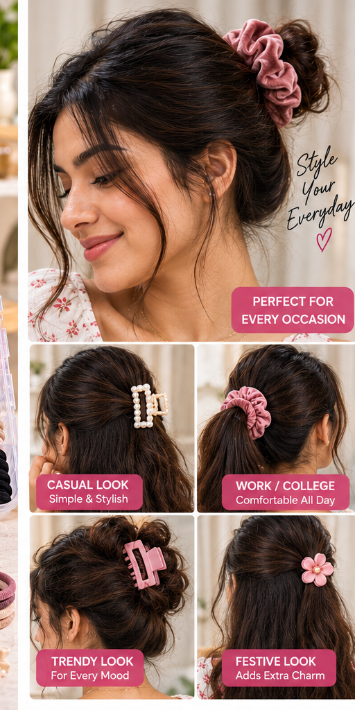 Hair Clips and Bands Pack