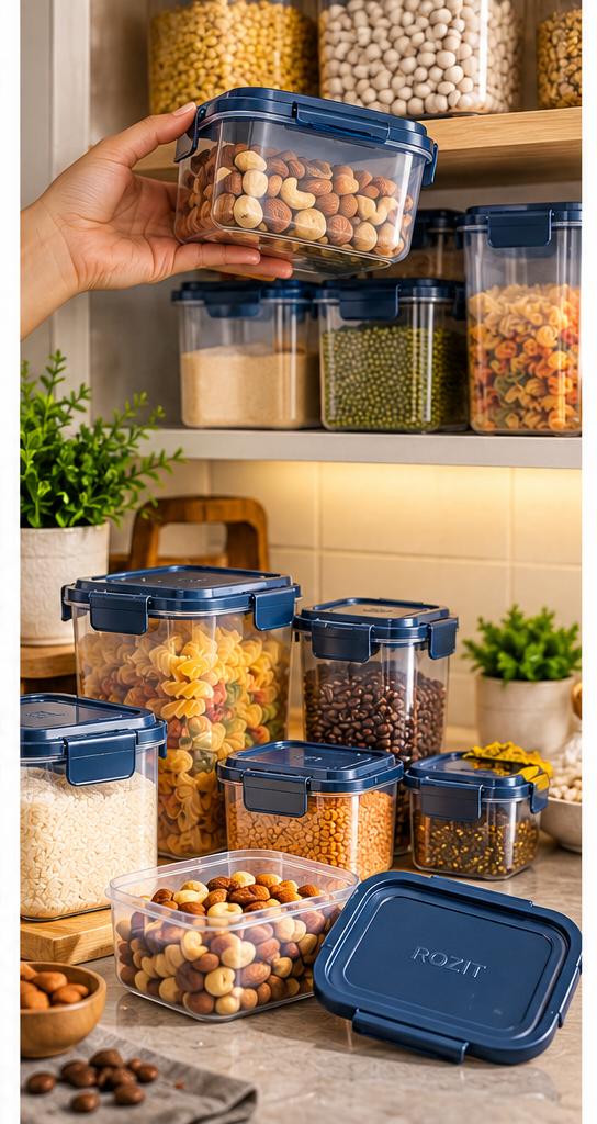Plastic Storage Container Set