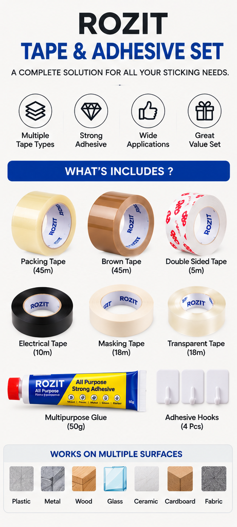 Tape and Adhesive Set